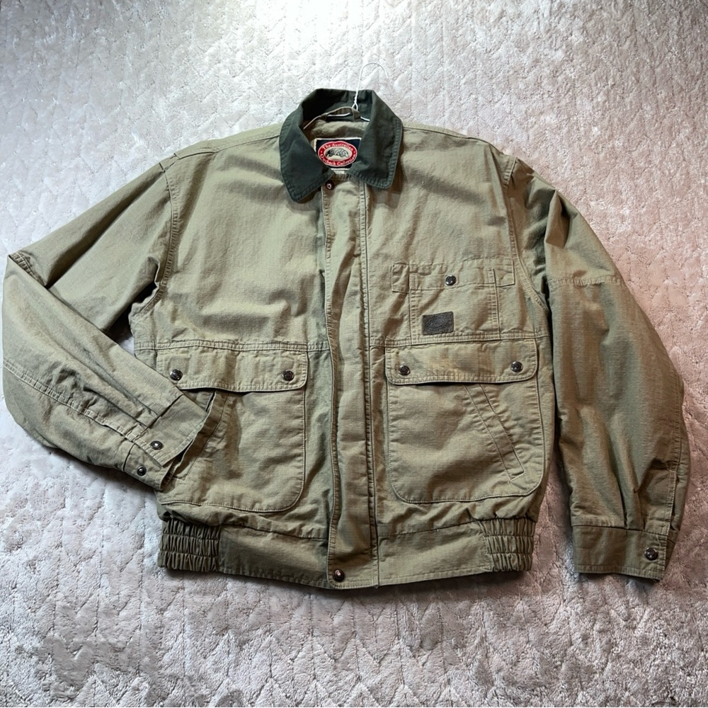 Men's Tan Military Field Jacket
